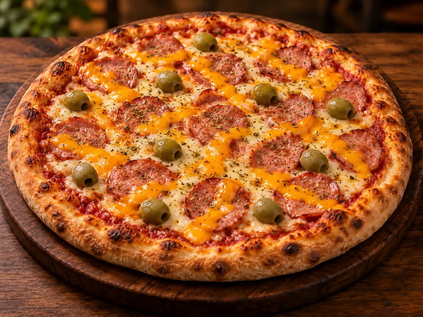 Calabresa com Cheddar
